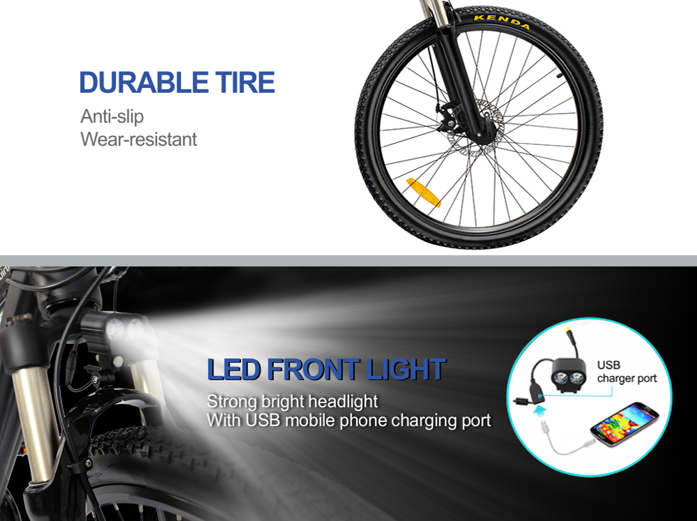 26 Electric Mountain Bike – 350W Motor, 50-Mile Range, Hidden Battery Design 2 26 Electric Mountain Bike – 350W Motor, 50-Mile Range, Hidden Battery Design - Mountain Electric Bike - 2