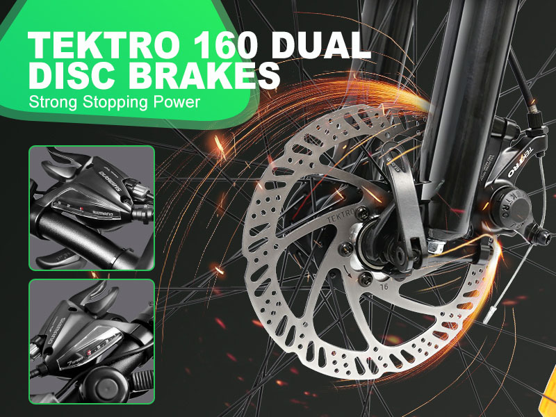 HOTEBIKE 26 Electric Mountain Bike for Adults – 36V 350W Brushless Motor, 30-50 Mile Range, Shimano 21-Speed & Removable Battery 9 HOTEBIKE 26 Electric Mountain Bike for Adults – 36V 350W Brushless Motor, 30-50 Mile Range, Shimano 21-Speed & Removable Battery - Electric Bike Europe - 9