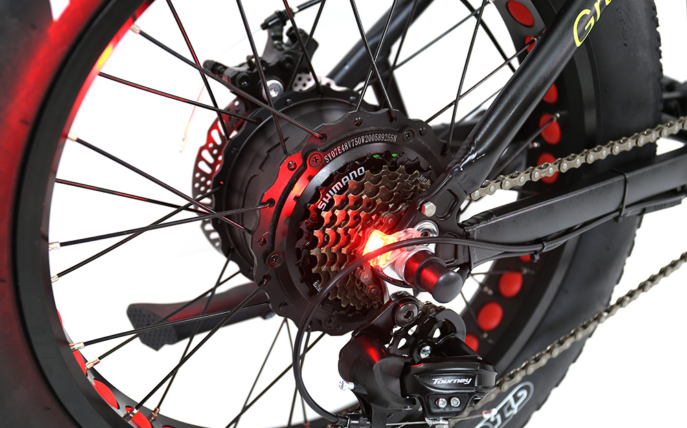 HOTEBIKE A6AH20F 20インチ ファットタイヤ電動自転車 – 750Wモーター、48V 13Ahバッテリー、時速25マイル、シマノ21段変速 1 HOTEBIKE A6AH20F 20インチ ファットタイヤ電動自転車 – 750Wモーター、48V 13Ahバッテリー、時速25マイル、シマノ21段変速 - Fat Tire 電動自転車 - 1