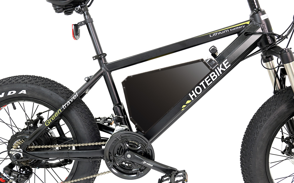 HOTEBIKE 20インチ・ファットタイヤ電動自転車 – 750Wモーター、48V 20Ahバッテリー、75マイル航続距離 6 HOTEBIKE 20インチ・ファットタイヤ電動自転車 – 750Wモーター、48V 20Ahバッテリー、75マイル航続距離 - Fat Tire 電動自転車 - 6